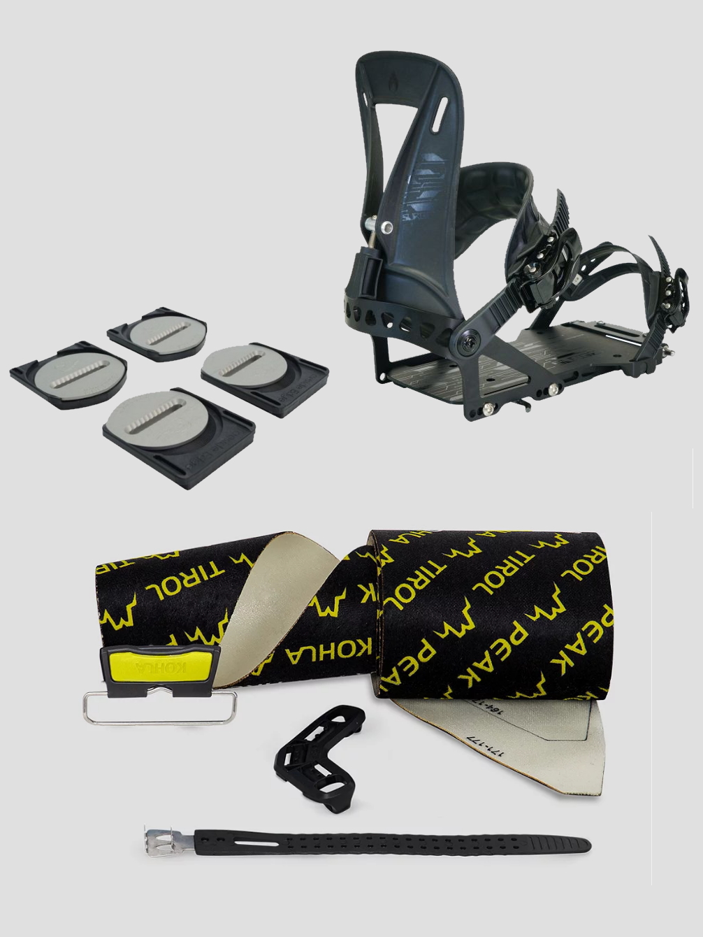 Splitboard Kit, Bindings and Skins Full Pack - baguetteboards.com